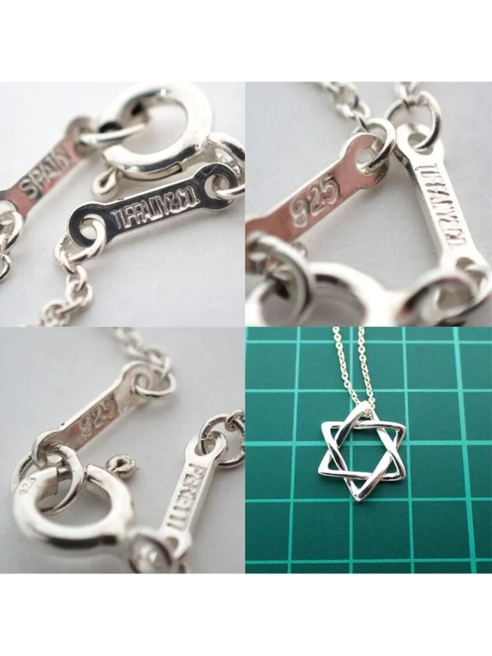 Tiffany & Co 925 Star of David Pendant